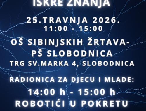 NAJAVA DOGAĐAJA 25.04.2026. – OŠ SIBINJSKIH ŽRTAVA – PŠ SLOBODNICA