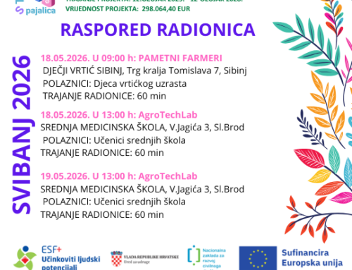OBAVIJEST O IZMJENI TERMINA RADIONICE – DJEČJI VRTIĆ SIBINJ