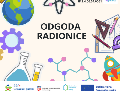 OBAVIJEST O ODGODI RADIONICE – SIBINJ 29.04.2026.