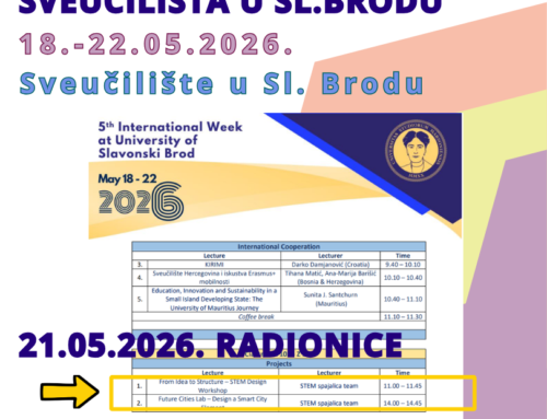 NAJAVA DOGAĐAJA: INTERNATIONAL WEEK SVEUČILIŠTA U SL.BRODU 18.-22.05.2026.